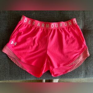 Hot Pink Under Armour Athletic Shorts